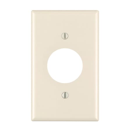 Leviton Leviton Almond 1 gang Thermoset Plastic Outlet Wall Plate 1 pk 78004-000